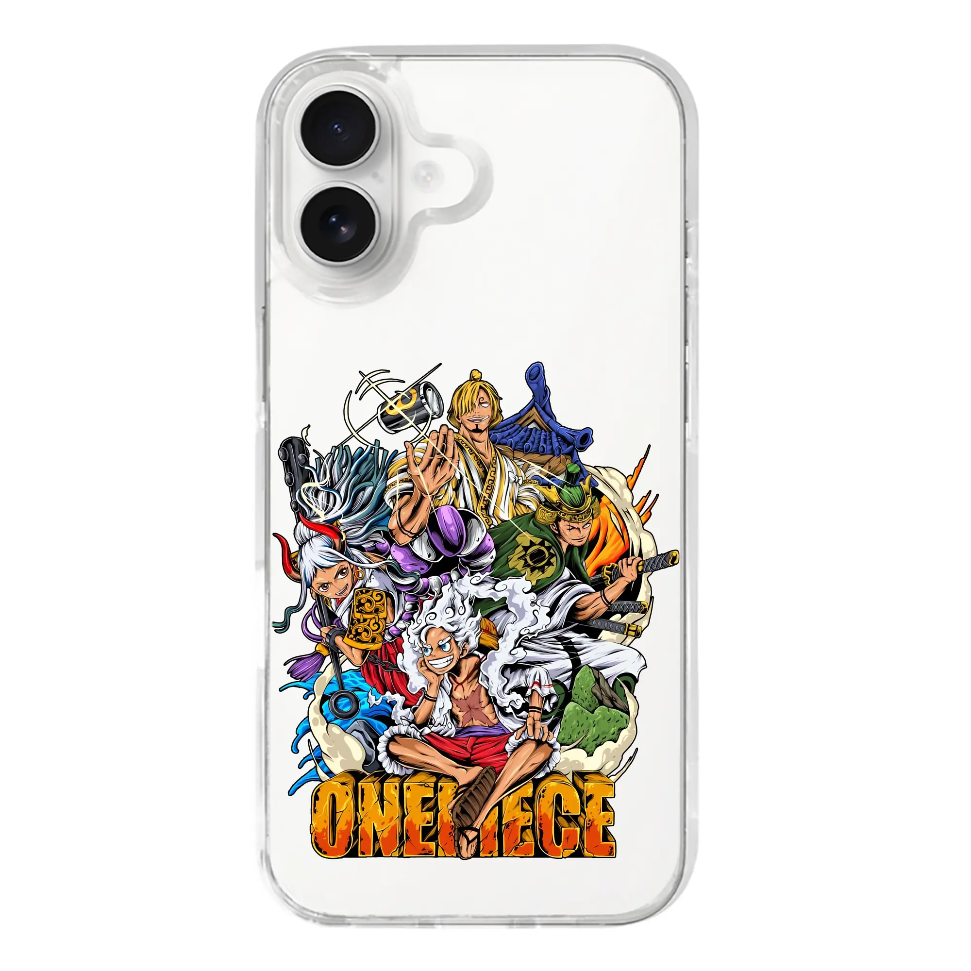 ワンピース グッズ モンキー・D・ルフィ - iPhone 17シリーズ 透明スマホケース – 薄型・耐衝撃・精密フィット保護カバー